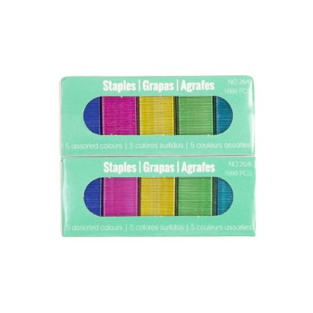 Craftelier - Jeu D'agrafes de Remplacement pour Agrafeuse Magnétique Craftelier | Agrafe 6-8 Feuilles ensemble | Comprend 2000 A