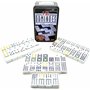 Domino Jeu de Table ou Domino Professionnel Grand 91 Pièces avec Boîte Métallique Domino Classique Sophistiqué et Toujours Diver