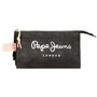 Pepe Jeans Cintia Trousse Triple Noire 22 x 12 x 5 cm Polyester by Joumma Bags