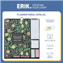 Grupo Erik - Calendrier William Morris - de Septembre 2025 à Décembre 2026 | Planificateur Mensuel 16 mois, Calendrier Familial 