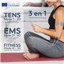 Boston Tech® Elettrostimolatore Muscolare | 3 en 1: TENS + EMS + Fitness | Soulagement Efficace de la Douleur + Entraînement | 2