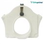 OrtoPrime Rehausseur WC Adulte avec Accoudoirs Rembourrés – Rehausseur de Toilette 12 cm – Siège WC Handicapé avec Sécurité – Re
