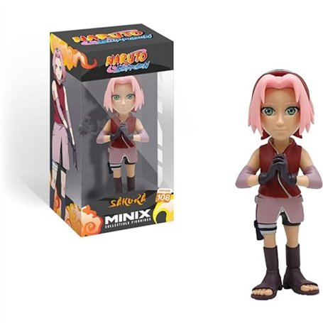 MINIX - Anime #108 - Naruto Shippuden - Sakura - Figurine à Collectionner 12 cm