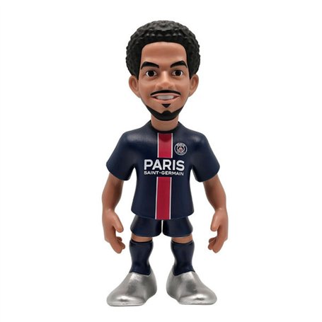 MINIX - Football Stars Mini Format - PSG - Warren Zaïre-Emery - Figurine à Collectionner 7cm