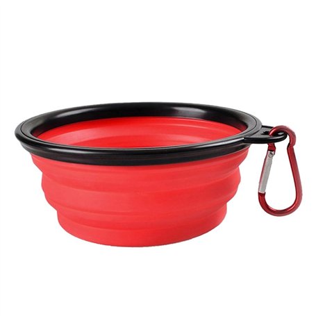 Mangeoire portable en silicone pour animaux domestiques