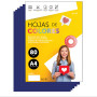 Papier A4 Couleur - Feuilles A4 80g Pour Imprimante Jet d'Encre et Laser