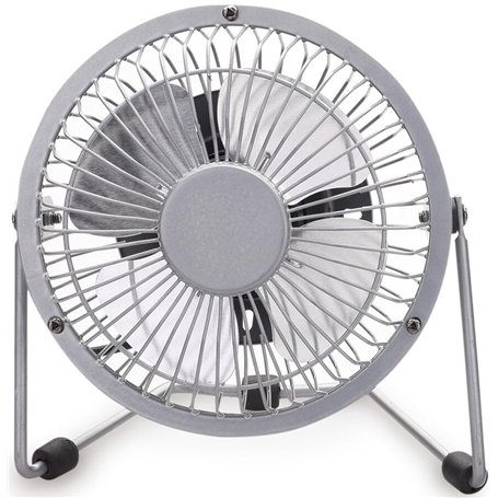 Brightium Ventilateur de bureau gris oscillant USB 3 W