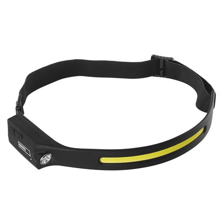 EMOS Lampe frontale rechargeable avec détecteur de mouvement - Lumière rouge - Luminosité 380 lm - Portée d'éclairage 30 m - 4 m