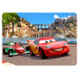 AG Design TMD 8304 Disney Cars Lightning McQueen Set de Table pour Enfant - en Plastique sans phtalates - Multicolore - 42 x 30