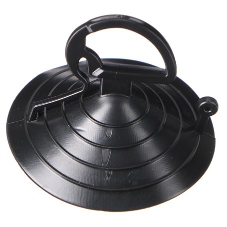 SIXTOL Car Sunshade Lot de 10 ventouses de Rechange universelles en Caoutchouc pour Protection Solaire Noir