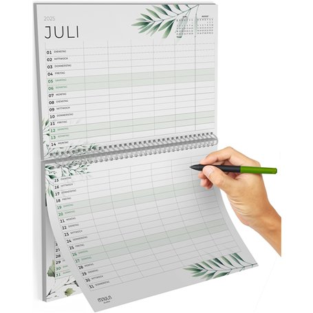 Parure de lit - 1 housse de couette 220 x 240 cm + 2 taies d'oreiller 60 x 60 cm - 65% coton, 35% polyester - Vert