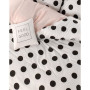 Parure de lit - 1 housse de couette 220 x 240 cm + 2 taies d'oreiller 60 x 60 cm - 65% coton, 35% polyester - Blanc
