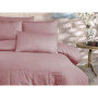 Parure de lit - 1 housse de couette 220 x 240 cm + 2 taies d'oreiller 60 x 60 cm - 80% coton, 20% polyester - Poudre