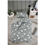 Parure de lit - 1 housse de couette 220 x 240 cm + 2 taies d'oreiller 60 x 60 cm - 65% coton