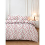 Parure de lit - 1 housse de couette 220 x 240 cm + 2 taies d'oreiller 60 x 60 cm - 50% coton