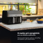 BEKO - Friteuse à air chaud - AirFryer - 2 cuves - 9.5 L, Noir