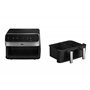 BEKO - Friteuse à air chaud - AirFryer - 2 cuves - 9.5 L, Noir