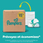 Pampers Baby-Dry Taille 6, 80 Couches, 13kg-18kg, Une Nuit Confortable Jusqu’À 100% Sans Fuites