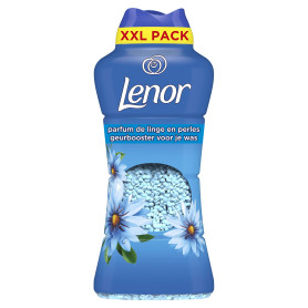 Parfum de linge en perles Lenor 735g, Fraîcheur Océan, jusqu’à 12 semaines de fraîcheur continue dans l’armoire Parfum de linge en perles Lenor 735g