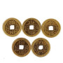 Rmeet Monnaies Chinoises,Fortune Coins Chinoises Chines Feng Shui Pièces Anciennes I-Ching Porte-Bonheur Chinois pour Richesse e