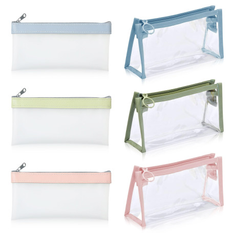 PYSEOSISE Trousses À Crayons Transparentes