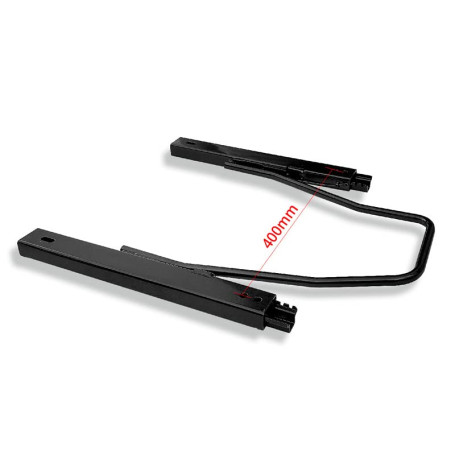 AUTO-STYLE Set de glissières universel pour 1 Siège baquet avec réglage frontal (Largeur 400mm)
