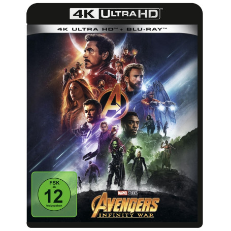Marvel's The Avengers-Infinity War (4K Ultra-HD) (+ Blu-Ray 2D) [Import]