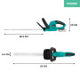 Taille-haie 20V - 520mm - Excl. Batterie et Chargeur