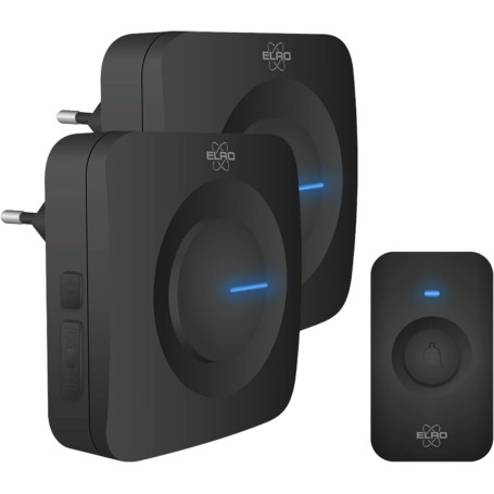 Sonnette sans Fil ELRO DB3000 avec 2 Récepteurs Plug-in