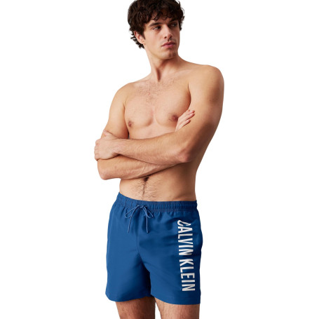 Calvin Klein Short de Bain Homme Medium Drawstring avec Cordon de Serrage