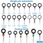 MMOBIEL Lot de 41 outils pour enlever les bornes - Kit d'outils de dénoyautage - Kit d'éjection de bornes pour desserrer les fil