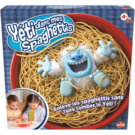 Goliath - YÉTI dans Mes Spaghettis - Jeu de Société d’Adresse Amusant pour Famille & Enfants dès 4 Ans - Ne Faites Pas Tomber Le