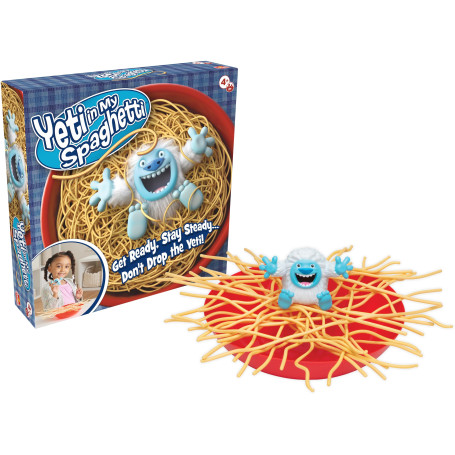 Goliath - YÉTI dans Mes Spaghettis - Jeu de Société d’Adresse Amusant pour Famille & Enfants dès 4 Ans - Ne Faites Pas Tomber Le
