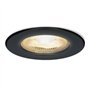 HOFTRONIC - 1x Nola LED Spot encastrable 68 mm Noir - IP65 étanche pour salle de bain