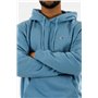 Tommy Jeans Sweat à Capuche Homme Regular Fit Flag Fleece avec Capuche, Bleu (Colorado Blue), S