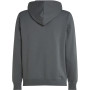 Calvin Klein Jeans Homme Sweat à Capuche Seasonal Monologo Regular avec Capuche, Gris (Endless Grey), XXS