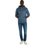 Calvin Klein Jeans SEASONAL MONOLOGO REGULAR HOODIE Sweat à capuche Homme, Bleu (Blue Coast), 4XL