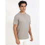Calvin Klein Badge Regular Tee J30J323484 T-Shirt S/S, Grey (Rock Ridge), S Men's