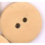 Lot de 12 magnifiques boutons ronds en bois naturel avec impression en peluche - 15 mm - 2 trous à coudre - Pour bricolage, arti