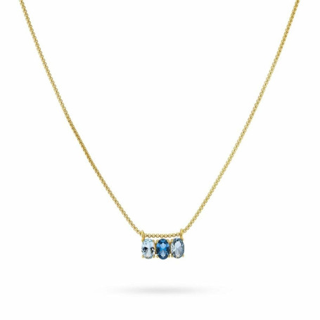 Collier Femme 24KAE 32469Y Doré Bleu