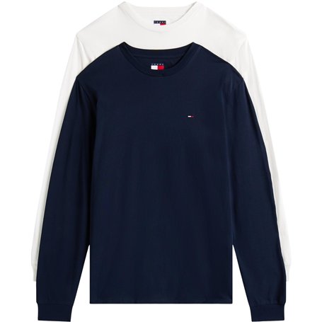 Tommy Jeans TJM Slim 2Pack L/S Ext Dm0Dm22148 T-Shirt