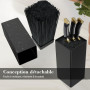 Vonsera Bloc Couteaux Cuisine, Porte Couteau Vide avec Lattes Flexibles, Universel Range Couteaux de Cuisine pour 8 Couteaux de