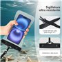 Elalove 2 Pochettes Étanches IPX8 pour Smartphone 7 Pouces - Noir - Compatible avec la Plupart des Smartphones Jusqu’à 7 Pouces