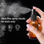 6 Flacons Spray Vides 30ml en Verre Ambré avec Entonnoirs Pipettes et Étiquettes – Bouteilles Pulvérisateurs Rechargeables pour
