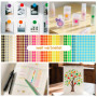 Elalove 3300 Gommettes Rondes Autocollantes en 20 Couleurs Vives - Pastilles Autocollantes Repositionnables 10mm pour Organisati