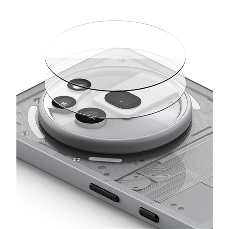 Ringke Protection Caméra Nothing Phone (3a) Pro Verre Trempé [2 Pack] 9H Dureté Camera Lens Protection Anti-Rayures Aucune Inter