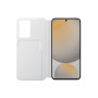 Samsung Etui Portefeuille Smart View pour S24 FE Blanc