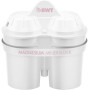 BWT Carafe filtrante Penguin blanche 2,7 l avec cartouche enrichie au magnésium Pack 1