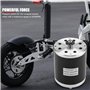EVTSCAN Moteur Électrique à Courant Continu à Balais Haute Puissance de 500 W 24 V, avec Support, pour Trottinettes DIY, Vélos É