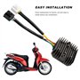 GNXfixt Régulateur de tension rectifieuse pour H-N-A SH 125/150 2005-2008, PS 125/150 ie INJECTION Régulateur de tension